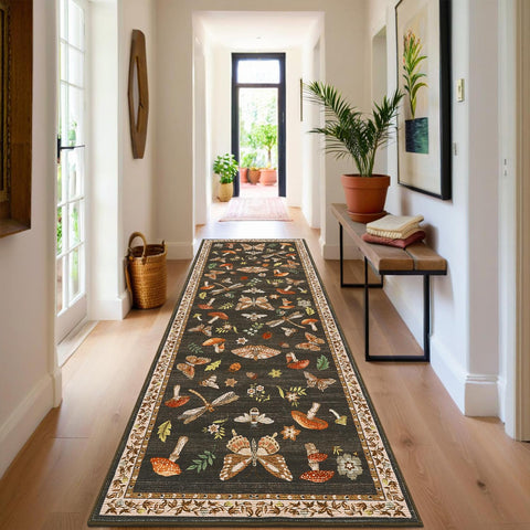 ROYHOME machine washable rug for quick cleaning and refreshed spaces.