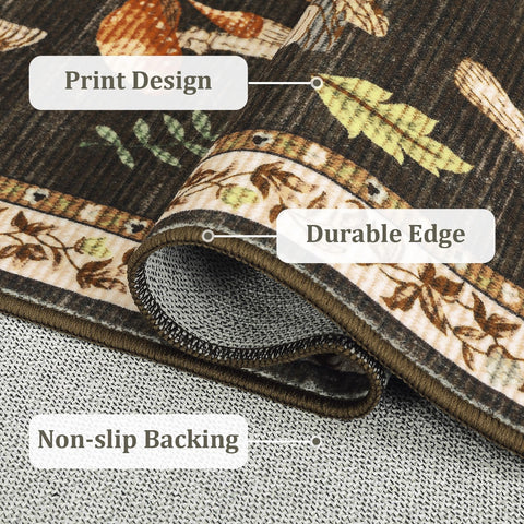 ROYHOME stain-resistant polyester retains color and cleans easily in busy areas.