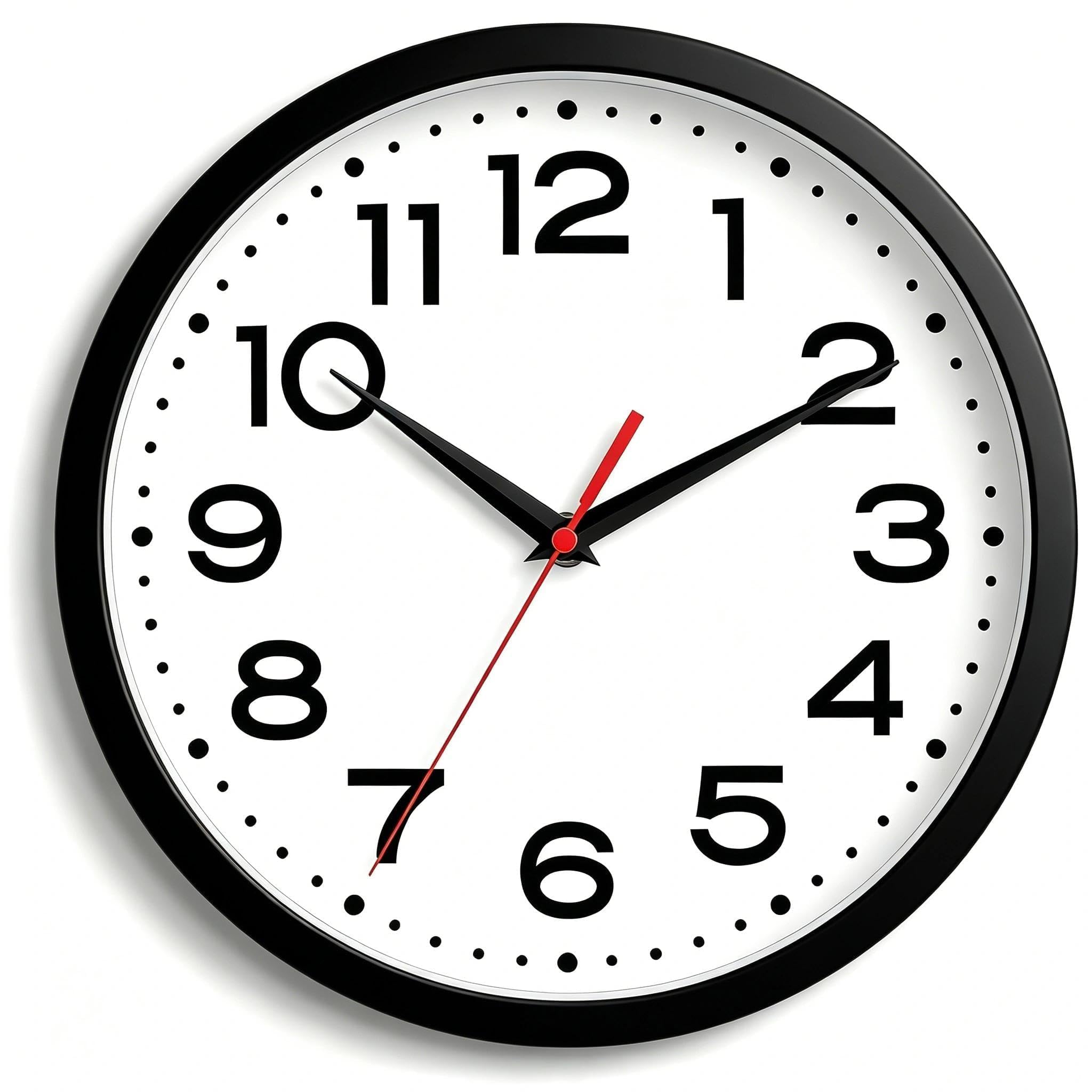 Roymnie wall clock 14-inch silent movement for peaceful spaces