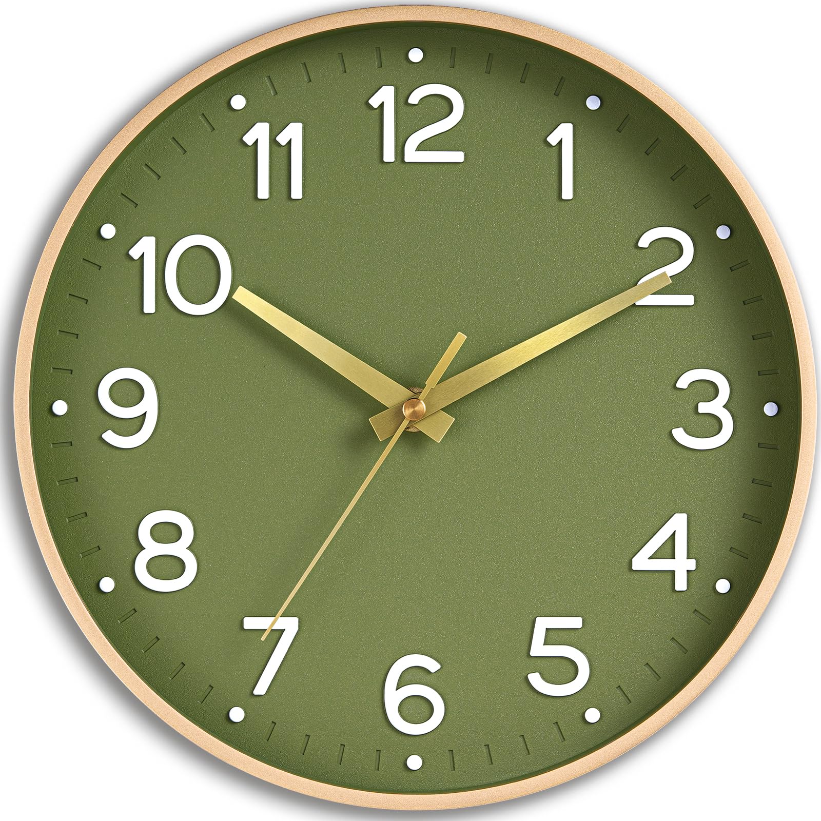 Roymnie 14-inch clock with a clear display for easy reading