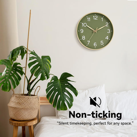Roymnie clock offers versatile placement on walls, desks, or shelves