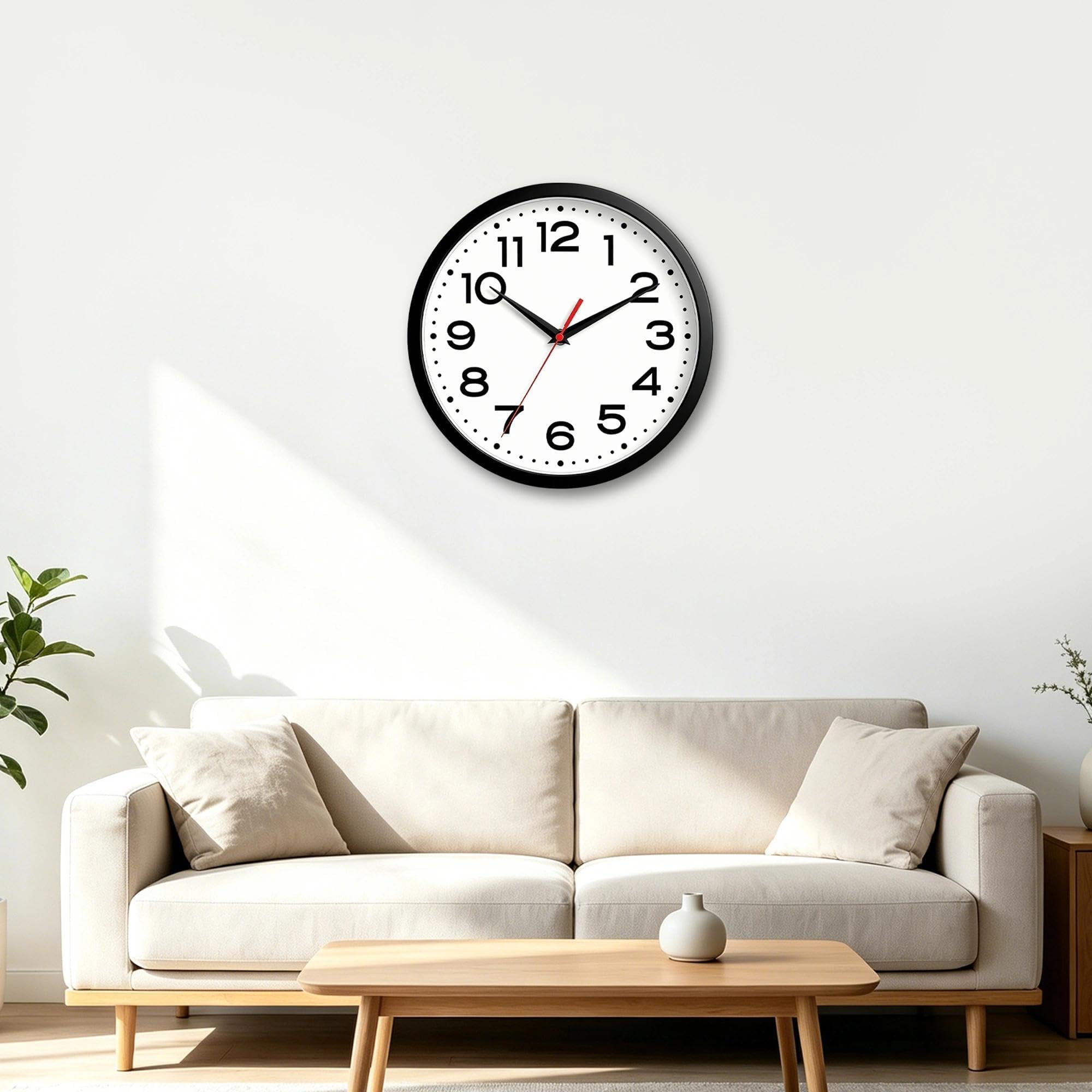 Roymnie clock uses 1 AA battery for simple installation