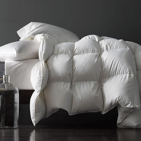 Royoliving premium down duvet insert king loft shows plush warmth and balanced insulation