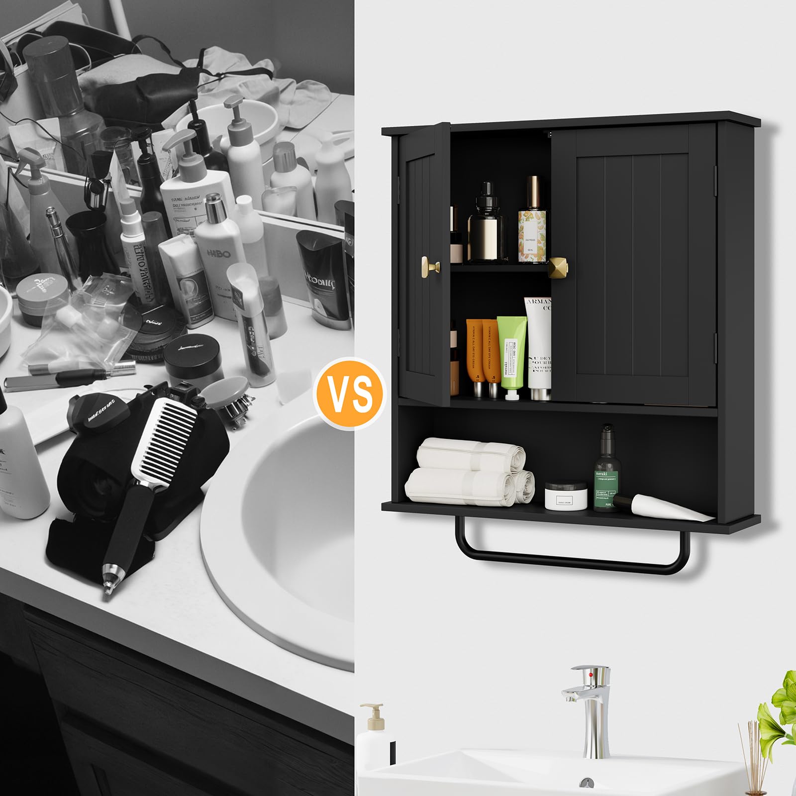 RRX adjustable shelf interior demonstrates customizable storage space