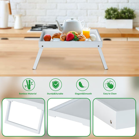 RRX bamboo bed tray serving as laptop desk on sofa
