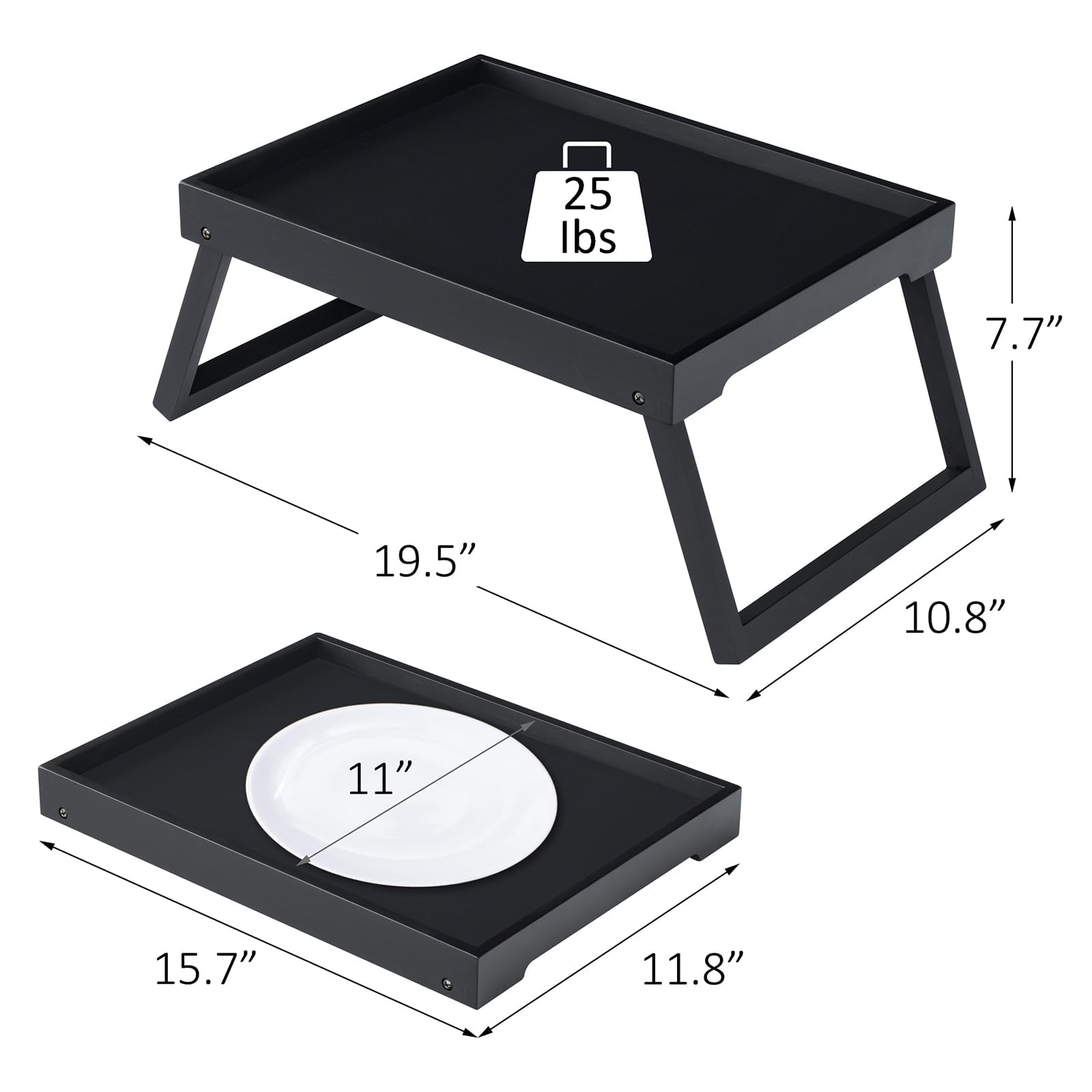 RRX bed tray doubles as a laptop desk on the couch.