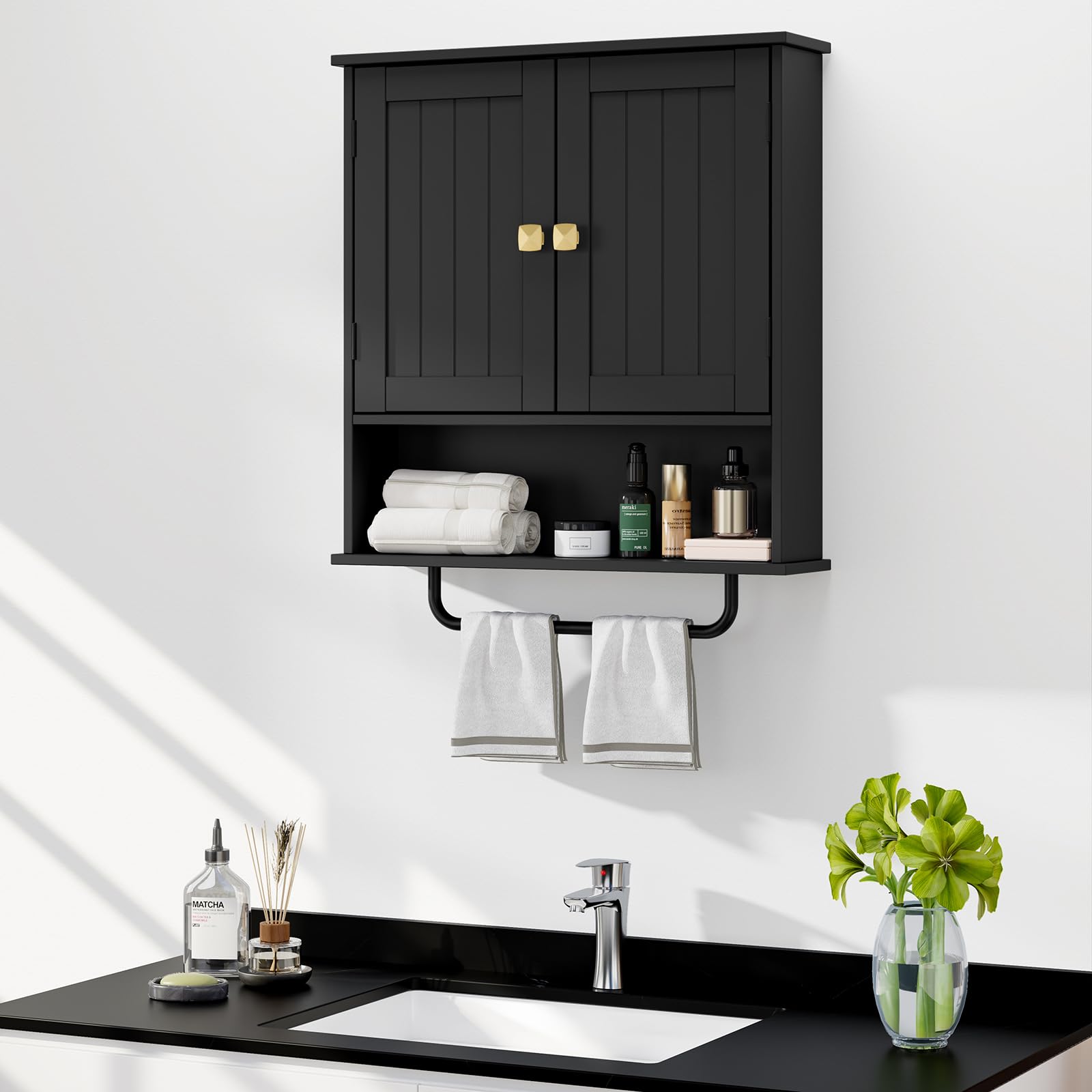 RRX durable MDF construction conveys long-lasting bathroom organization
