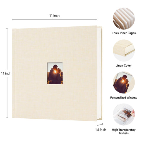 Rseozr Instax Mini Photo Album top-loading pockets protect photos during loading.