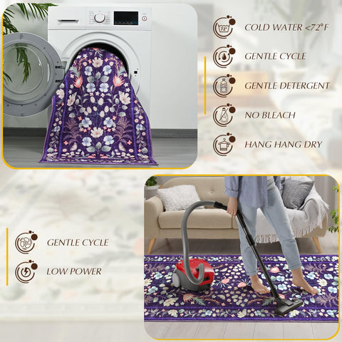 Rtizon Runner Rug edge-curl prevention supports safe nighttime navigation.