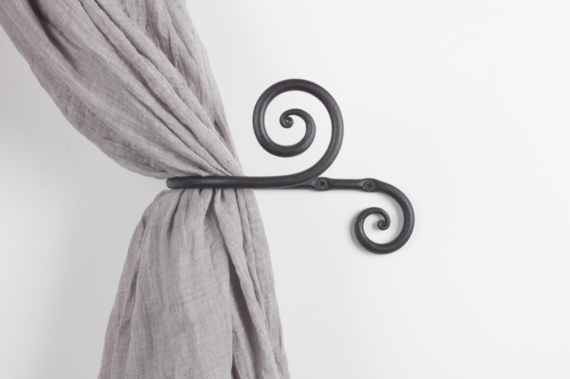 RTZEN versatile drapery holdbacks suit cottage, vintage, rustic, and contemporary decor.