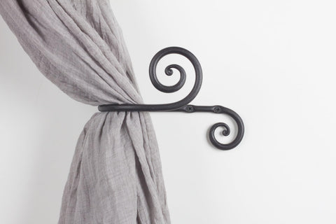 RTZEN versatile drapery holdbacks suit cottage, vintage, rustic, and contemporary decor.