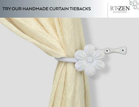 RTZEN versatile curtain holders fit cottage, vintage, and modern rooms.
