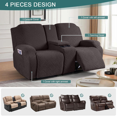 Ruaozz recliner cover provides full coverage against stains and wear.