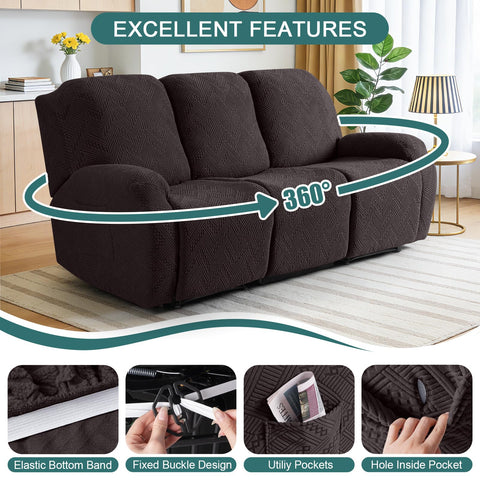 Ruaozz 3-piece design makes installation quick and neat.