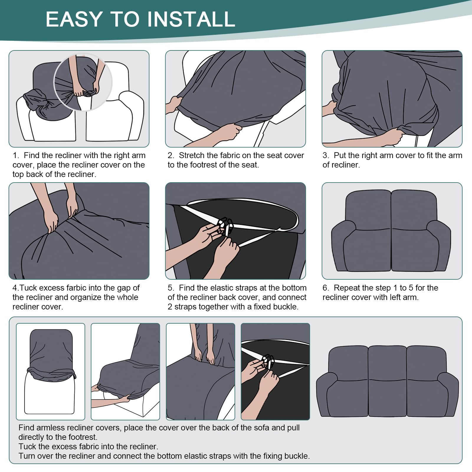 Ruaozz washable cover for easy maintenance and refresh.