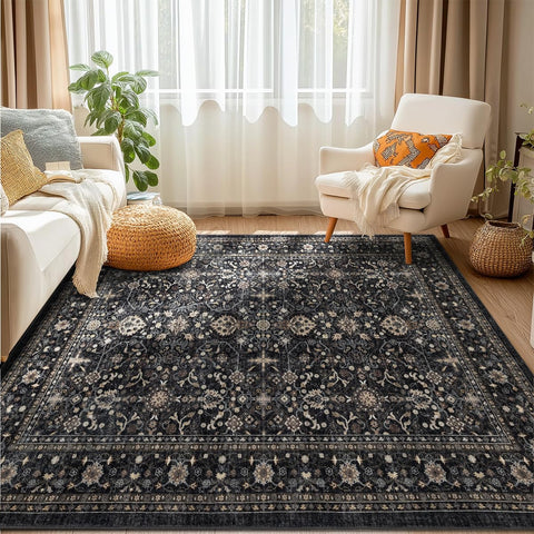 Ruaruarug area rug durable and fade-resistant after repeated washes.