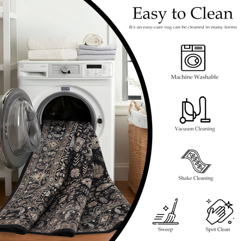 Ruaruarug versatile decor fits entryways, living rooms, kitchens, and bedrooms.
