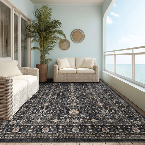 Ruaruarug easy-care rug reduces maintenance with vacuum-clean compatibility.