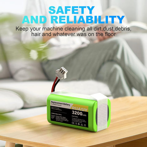 Ruasiy 14.4V battery offers easy installation for quick replacement