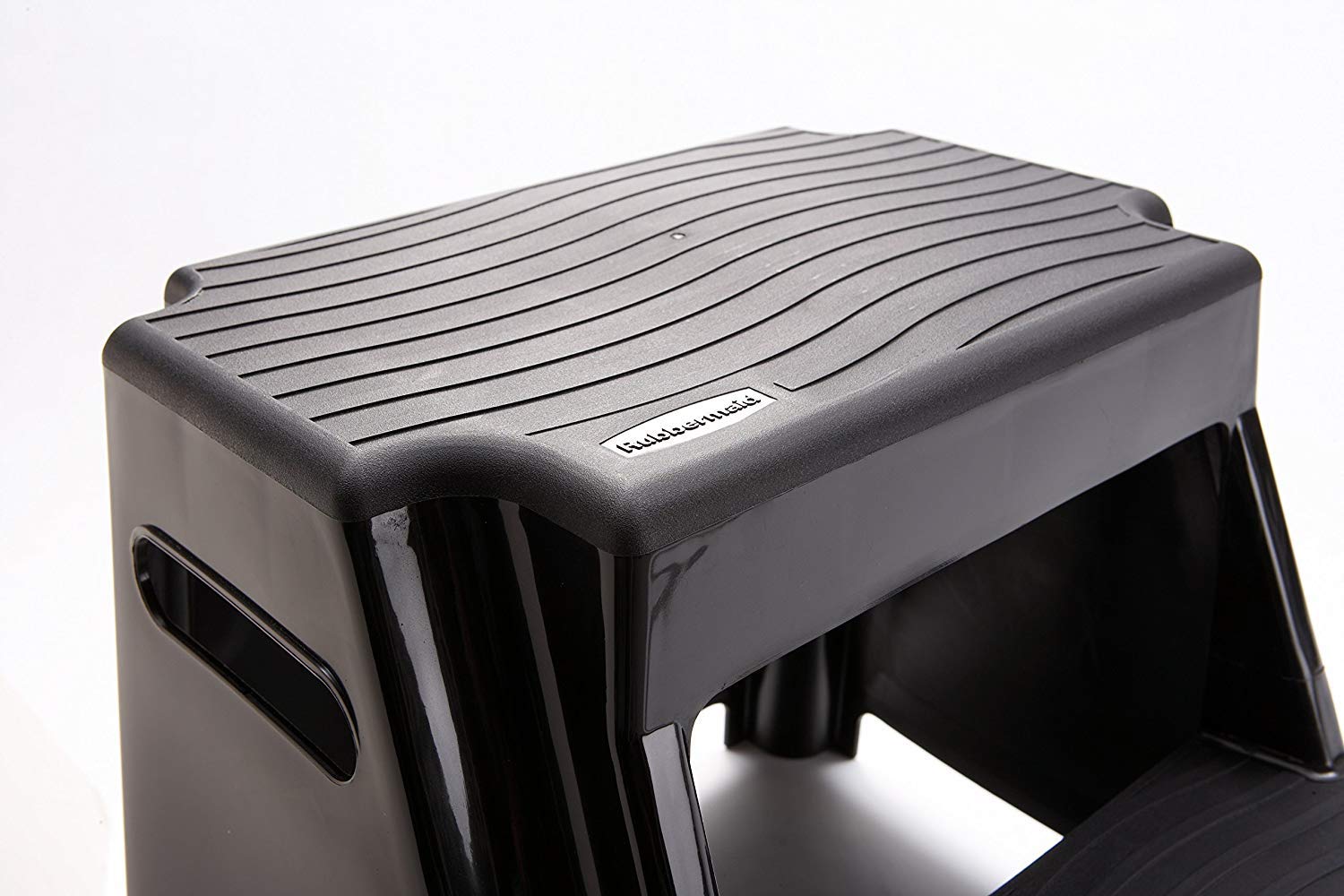 Rubbermaid 2-Step Stool non-slip feet protect floors during use