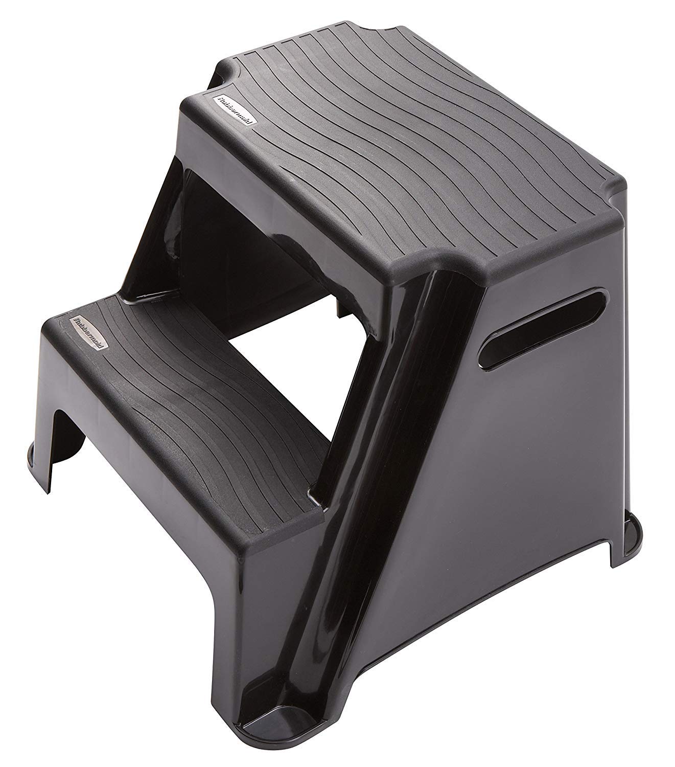 Rubbermaid 2-Step Stool textured steps improve grip and stability