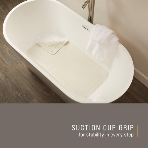 Rubbermaid extra-long 36x18 mat covering a large tub or shower area.