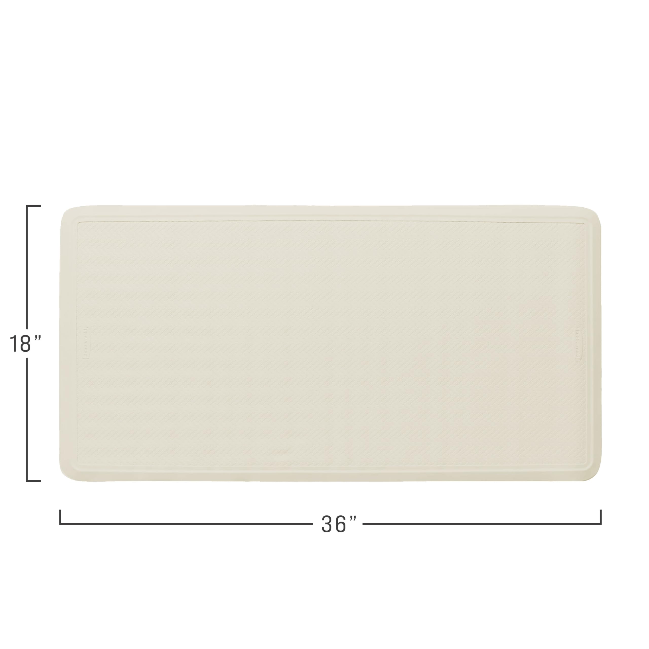 Rubbermaid mat suitable for hotel, gym, or home bathrooms with reliable traction.