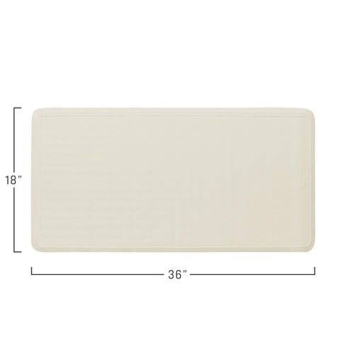 Rubbermaid mat suitable for hotel, gym, or home bathrooms with reliable traction.
