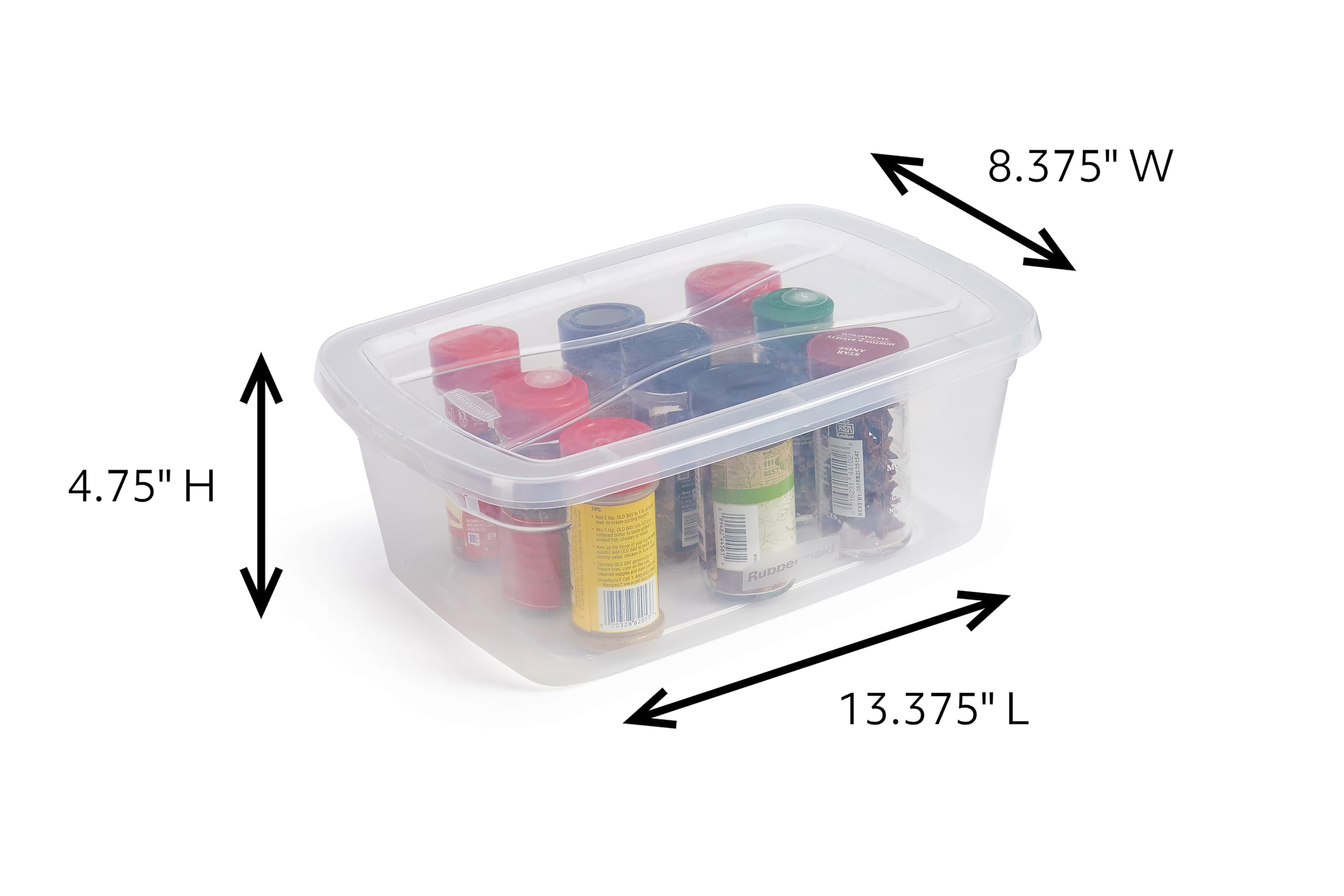 Stackable Cleverstore bins maximize space while organizing