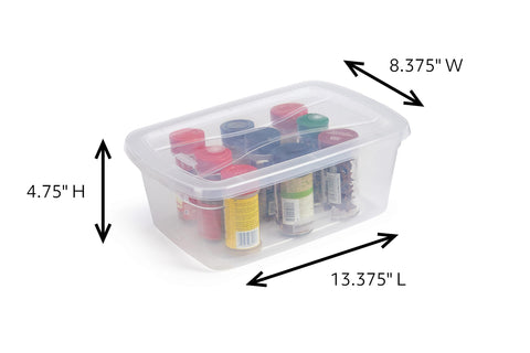 Stackable Cleverstore bins maximize space while organizing