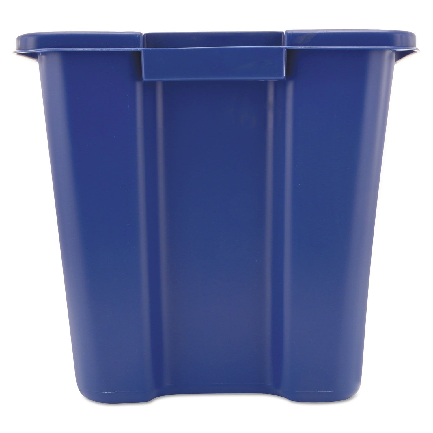 Rubbermaid Recycling Bin with built-in handles for easy lifting