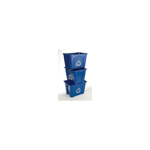 Rubbermaid Durable Recycling Bin for indoor and outdoor use