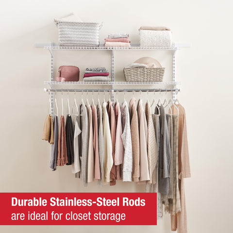 Rubbermaid Configurations modular design lets you reconfigure easily.
