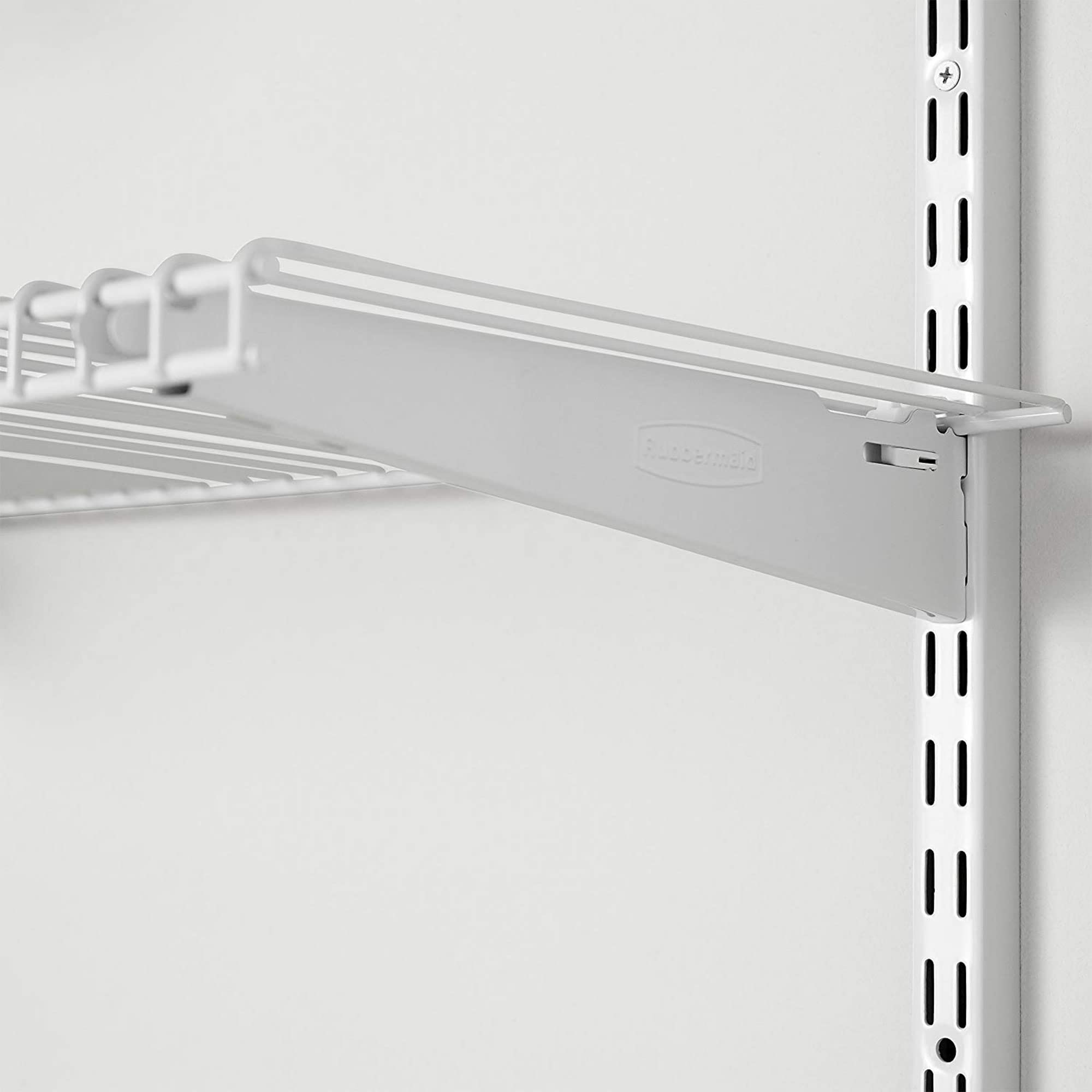 Rubbermaid Configurations 48-inch shelf option for extended horizontal storage.
