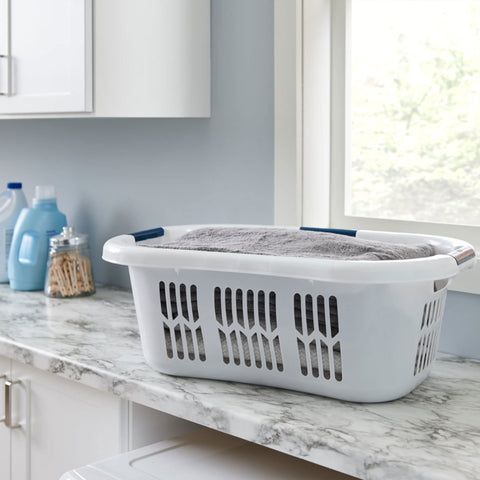 Rubbermaid XL Hip-Hugger with durable construction withstands daily laundry tasks