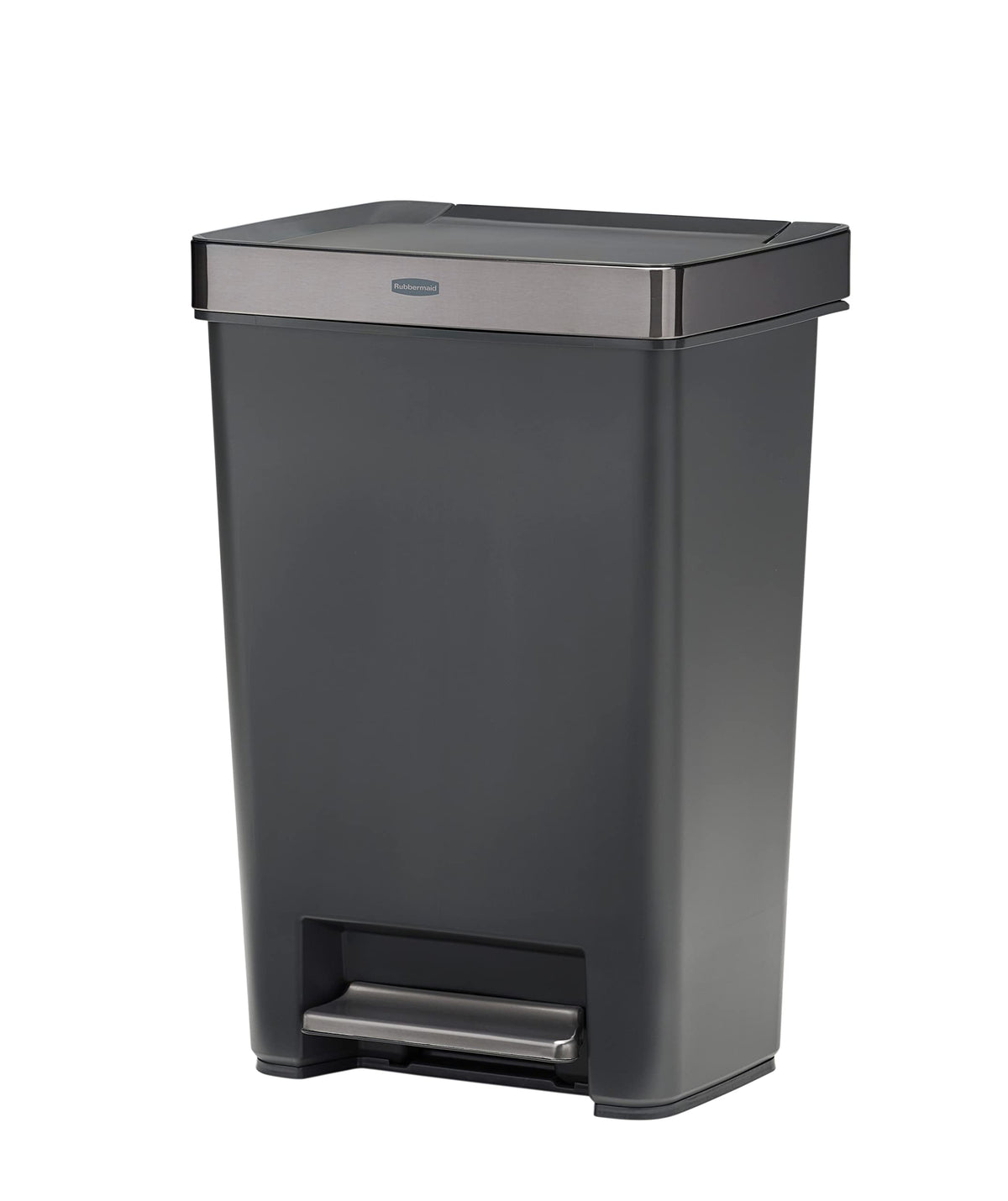 Rubbermaid Premier Series III step-on trash can with hands-free pedal for easy waste disposal
