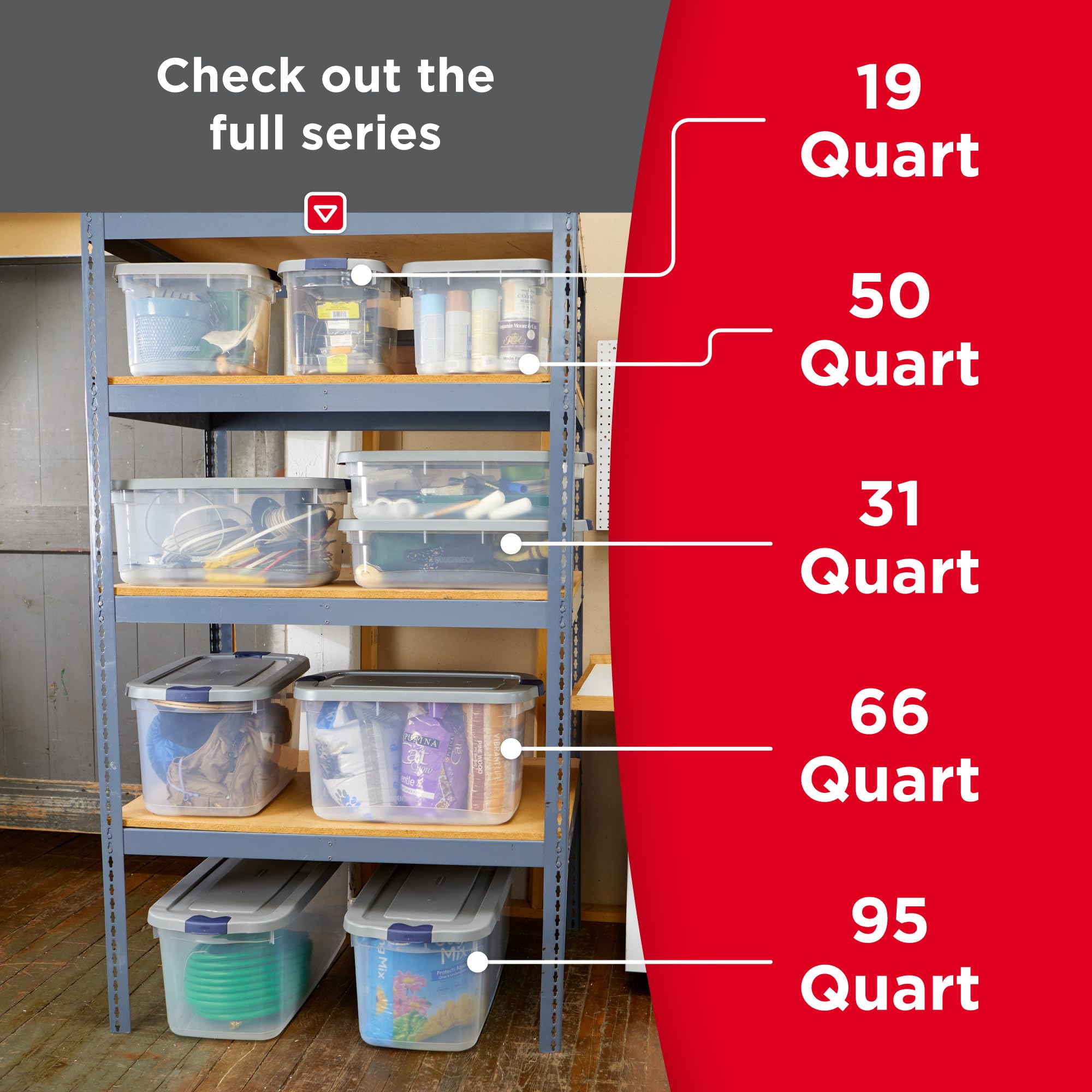 Rubbermaid Roughneck heavy-duty tote offers durable storage you can rely on