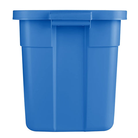 Rubbermaid Roughneck tote 18gal washable lids for maintenance