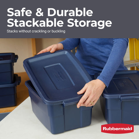 Roughneck tote features built-in handles for easy transport.