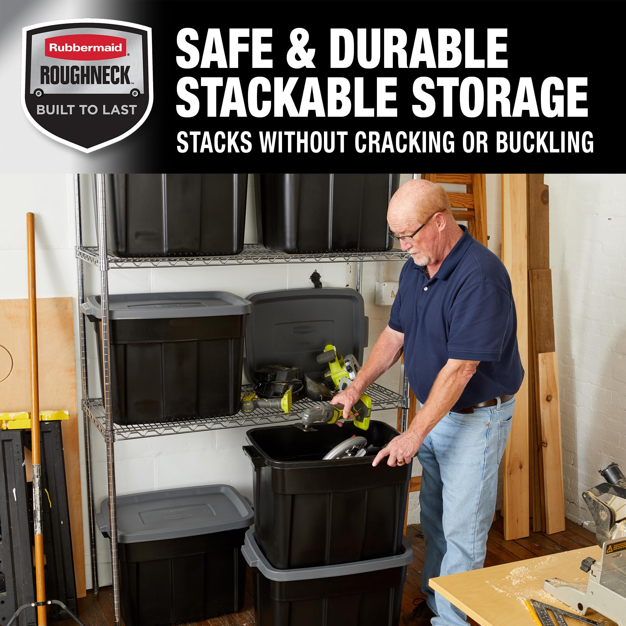 Compact 18-gallon design optimizes space in tight areas