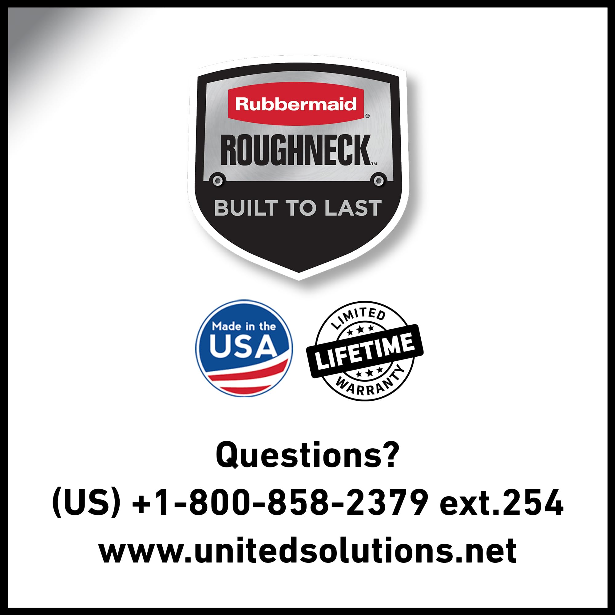 Rubbermaid Roughneck USA-made tote is reusable and durable
