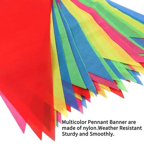Rubfac pennant flags 18x28 cm for high visibility at events