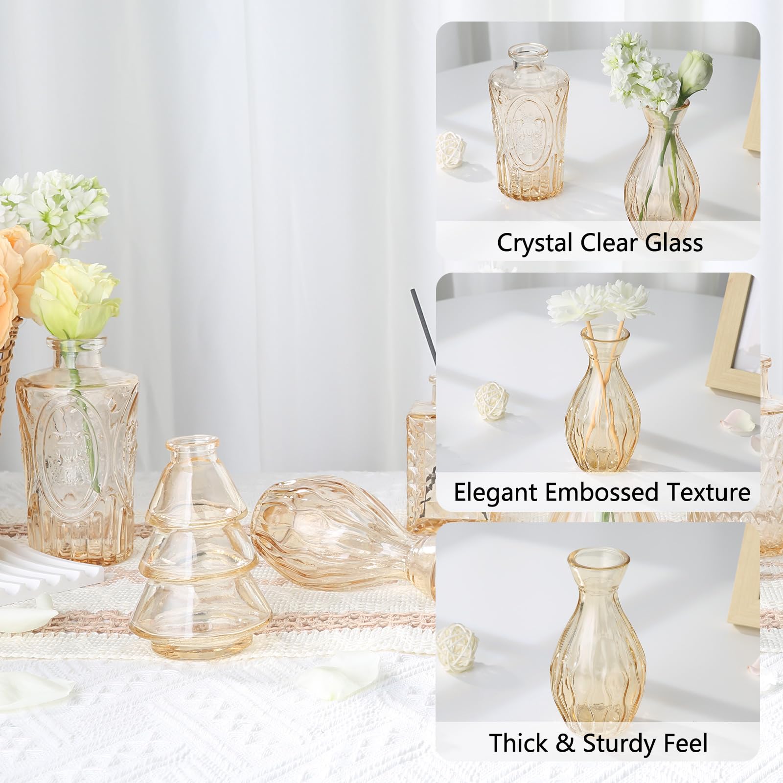 Ruckace packaged bud vases protected with foam for safe shipping.