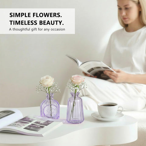 RUCKAE versatile flower vases hold fresh or dried arrangements