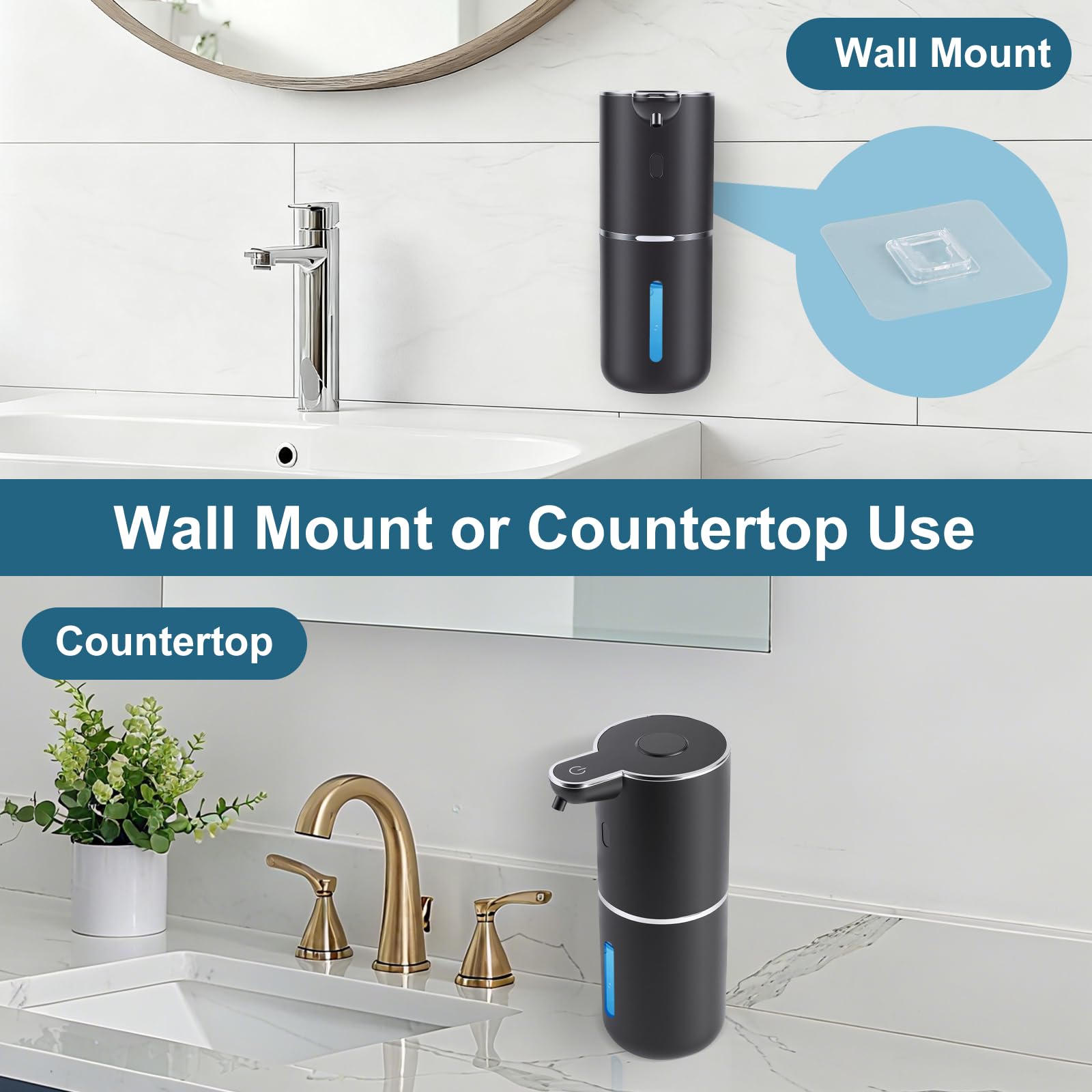 Rudnia 380ml tank dispenser fits dish hand soap and more