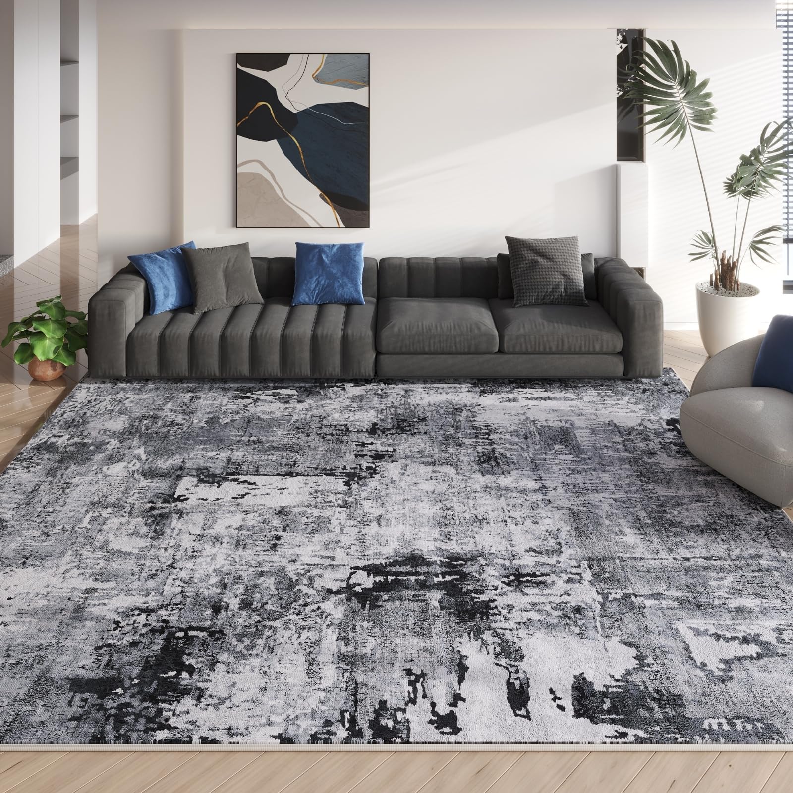 Rugcomf 8x10 kid-friendly rug easy to care for and maintain.