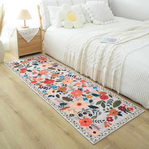 Rugcomf durable colorfast fibers maintain look after washes.