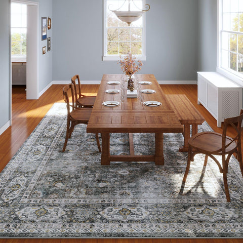 Rugcomf easy-clean vacuum-ready rug stays fresh between washes.