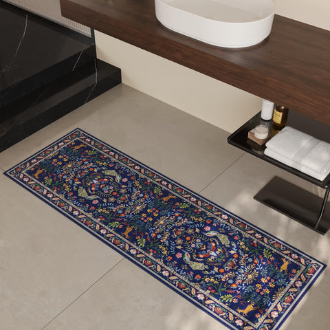 Rugcomf entryway hallway runner with soft pile welcomes guests