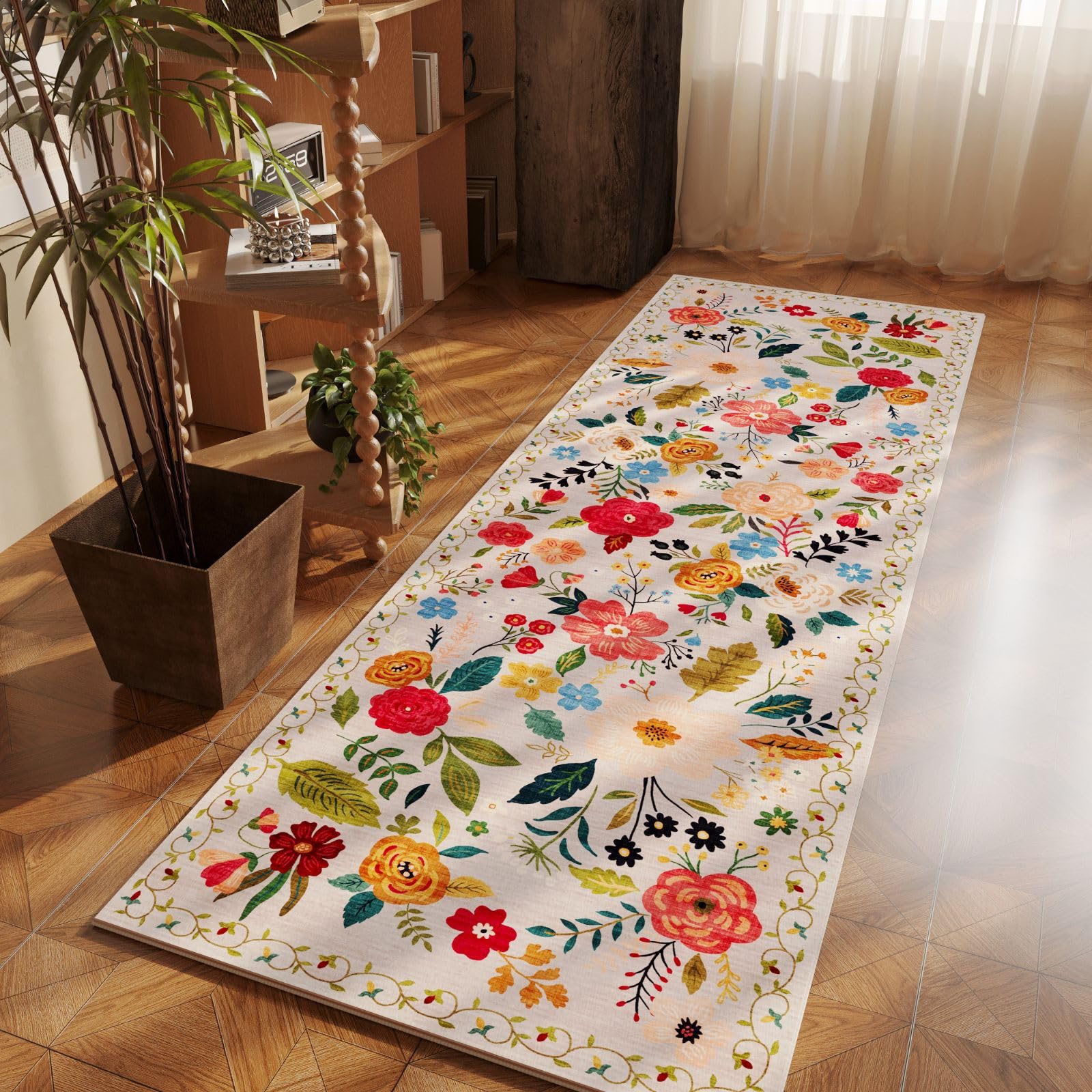 Rugcomf low-pile soft texture photo highlights cloud-like comfort underfoot.